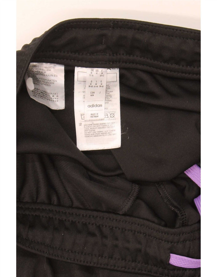 Pantaloni de trening Adidas pentru femei UK 12/14 Poliester mediu negru
