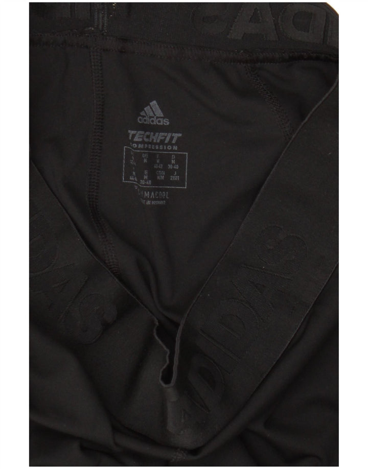 Leggings grafic Adidas pentru femei UK 12/14 Medium Black
