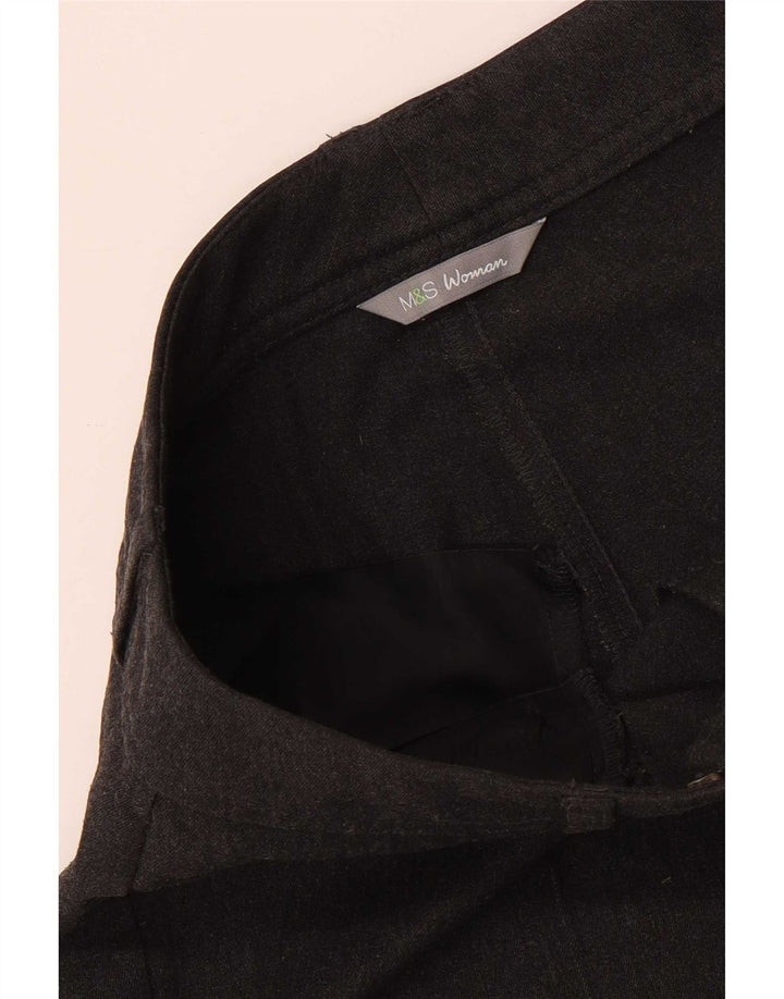 Pantaloni casual drepti pentru femei Marks & Spencer W32 L29 gri