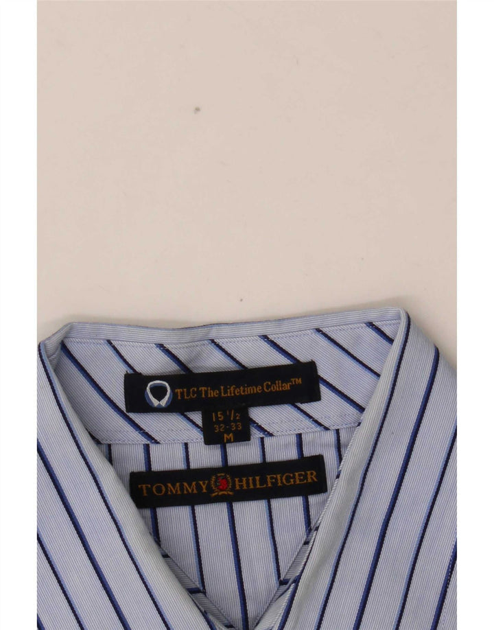 Cămașă pentru bărbați Tommy Hilfiger Mărimea 15 1/2 Medium Blue Striped