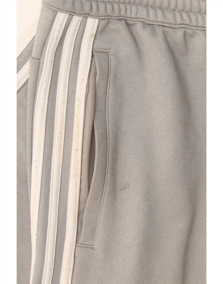 Pantaloni de trening Adidas pentru bărbați Joggeri mari, gri, poliester