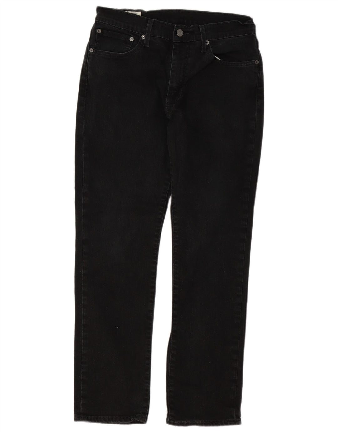 Blugi drepti pentru bărbați Levi's W31 L28 bumbac negru