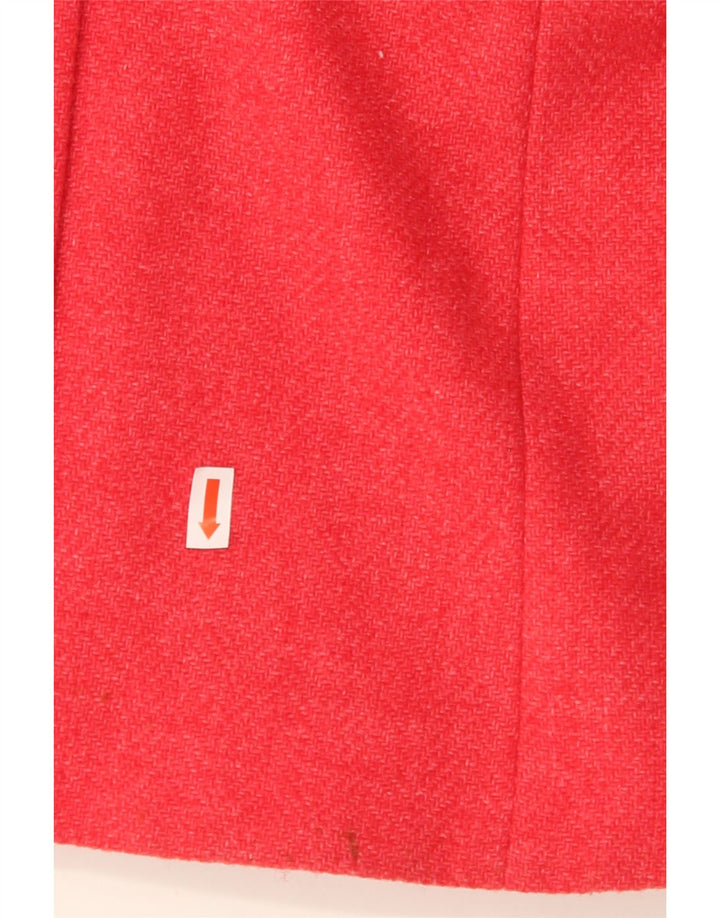 AVOCA Womens Overcoat US 2 XS Red Wool Vintage Avoca and Second-Hand Avoca from Messina Hembry 