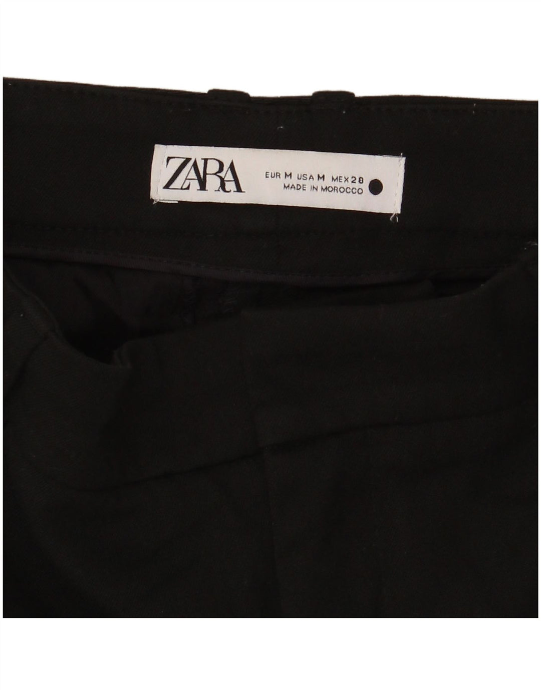 Pantaloni de costum slim pentru femei Zara Mediu L28 L30 Negri