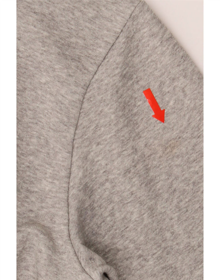 ADIDAS Mens Hoodie Jumper Medium Grey Cotton Vintage Adidas and Second-Hand Adidas from Messina Hembry 