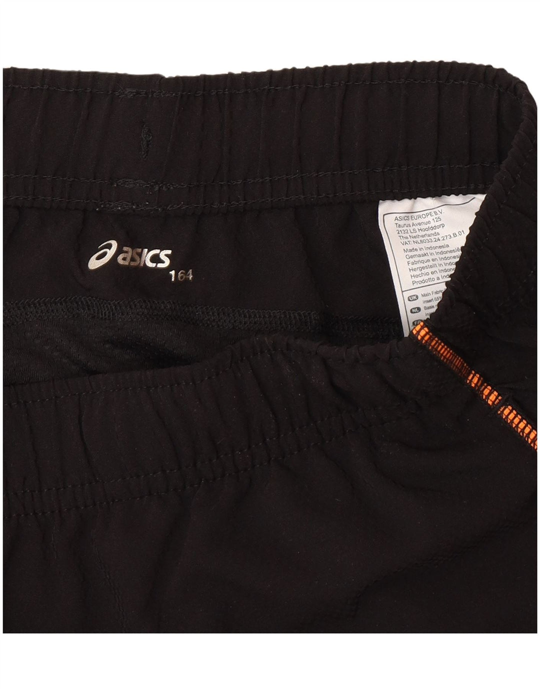 Pantaloni scurti sport Asics pentru baieti 13-14 ani poliester negru