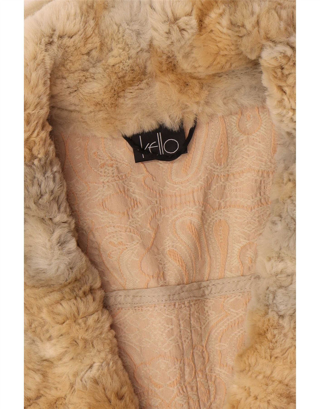 Jachetă cu fermoar complet Kello pentru femei UK 14 Medium Beige Paisley