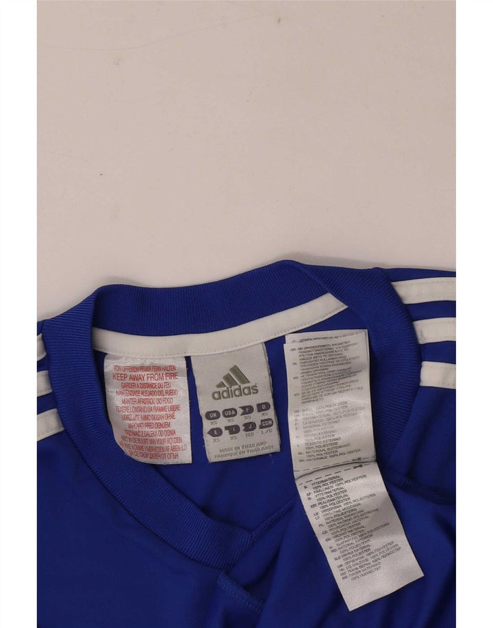 Tricou Adidas Climalite Graphic Top XS Albastru Poliester