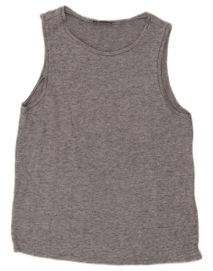 Vestă pentru femei Zara UK 10 Small Grey Flecked Viscose