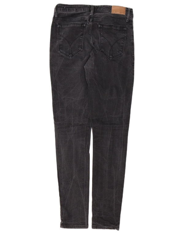 Blugi skinny de damă CALVIN KLEIN W29 L30 bumbac negru