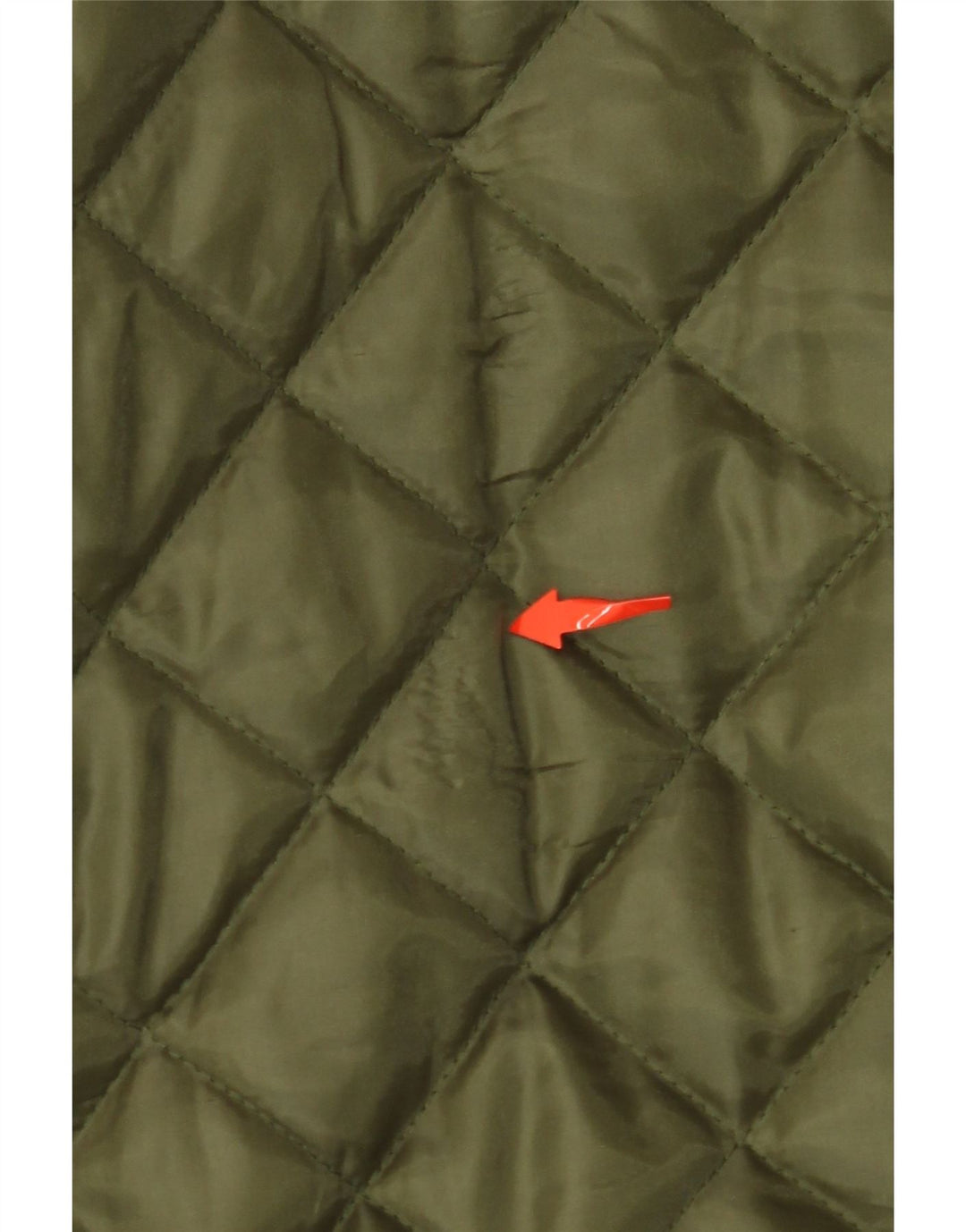 Jachetă matlasată pentru bărbați VINTAGE UK 42 XL Kaki Poliester