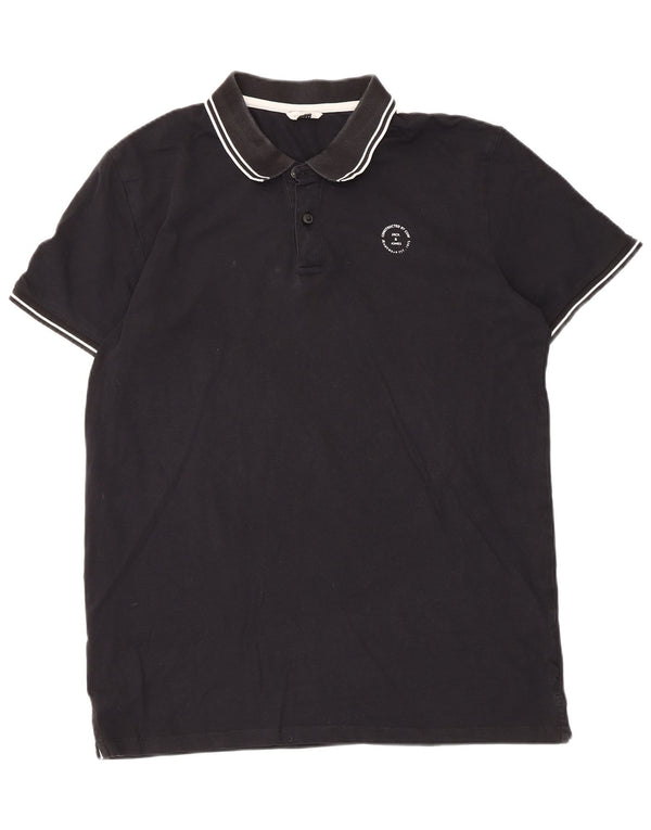 Jack & Jones tricou polo pentru bărbați XL cu dungi negre