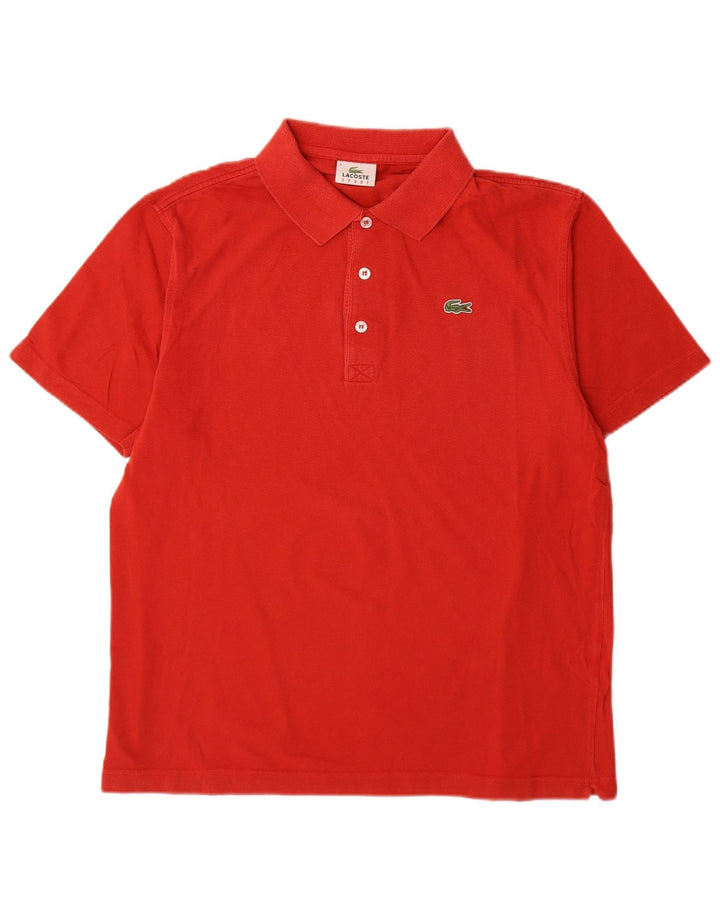 Tricou polo Lacoste pentru bărbați mărimea 5 mare bumbac roșu