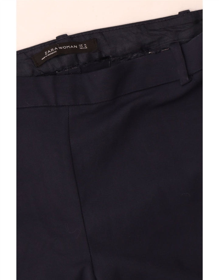 Pantaloni casual slim pentru femei Zara Mediu L28 L26 Bleumarin