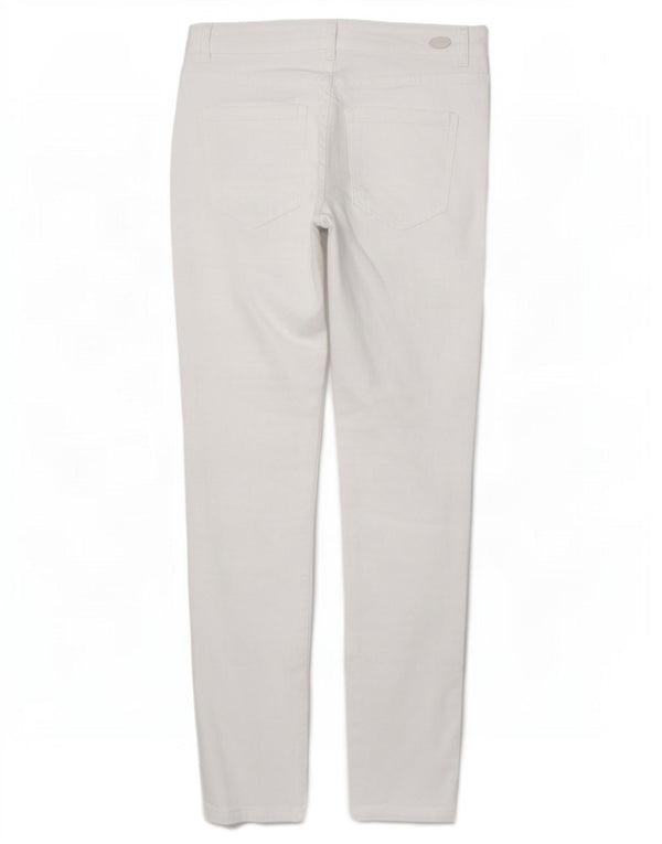 Pantaloni skinny casual pentru femei Zara EU 36 XS W26 L27 Alb