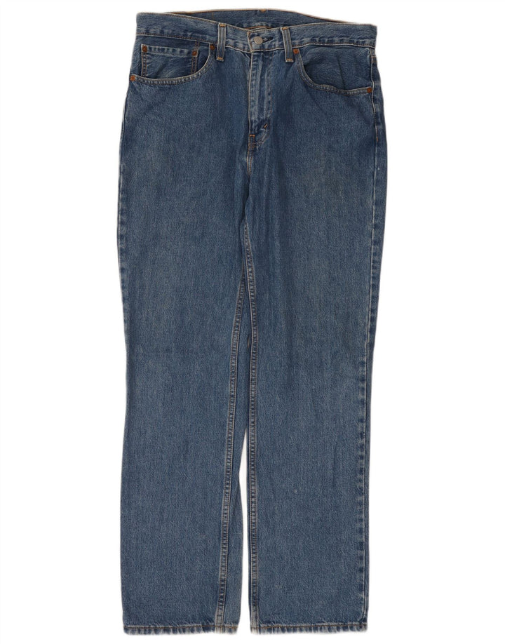 Blugi drepti pentru bărbați Levi's 516 W34 L32 Bumbac albastru