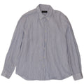 Cămașă Massimo Dutti pentru bărbați XL Blue Pinstripe
