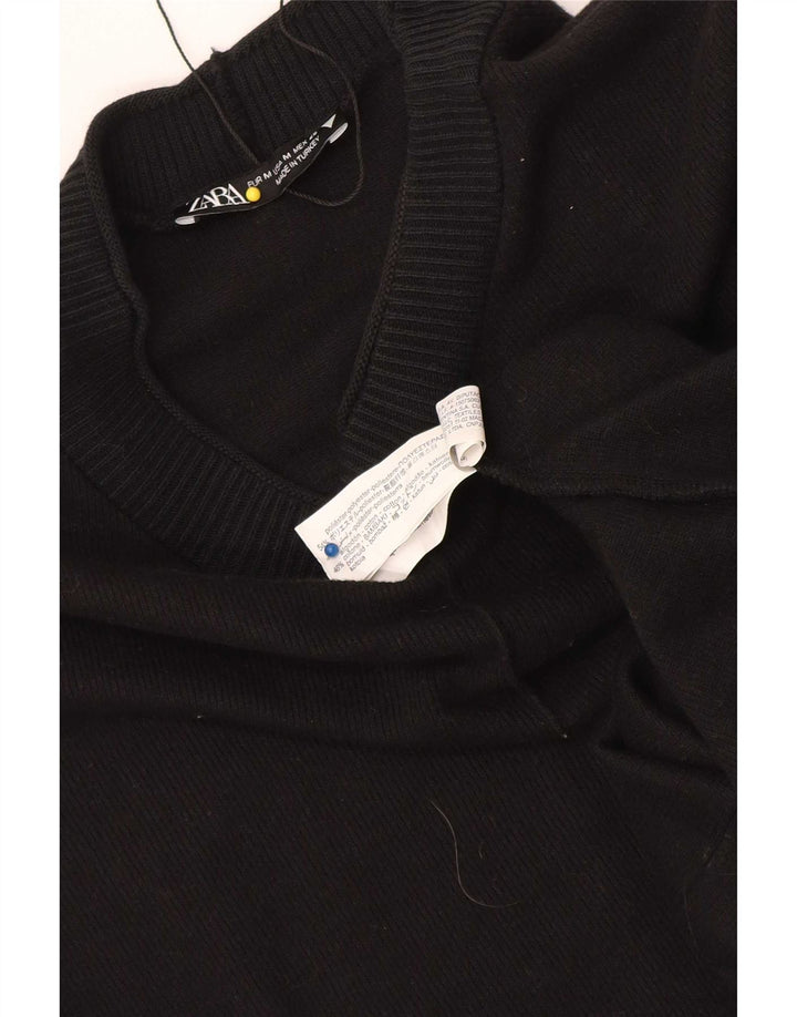 Rochie femeie Zara Shift UK 12 Medium Black Bumbac