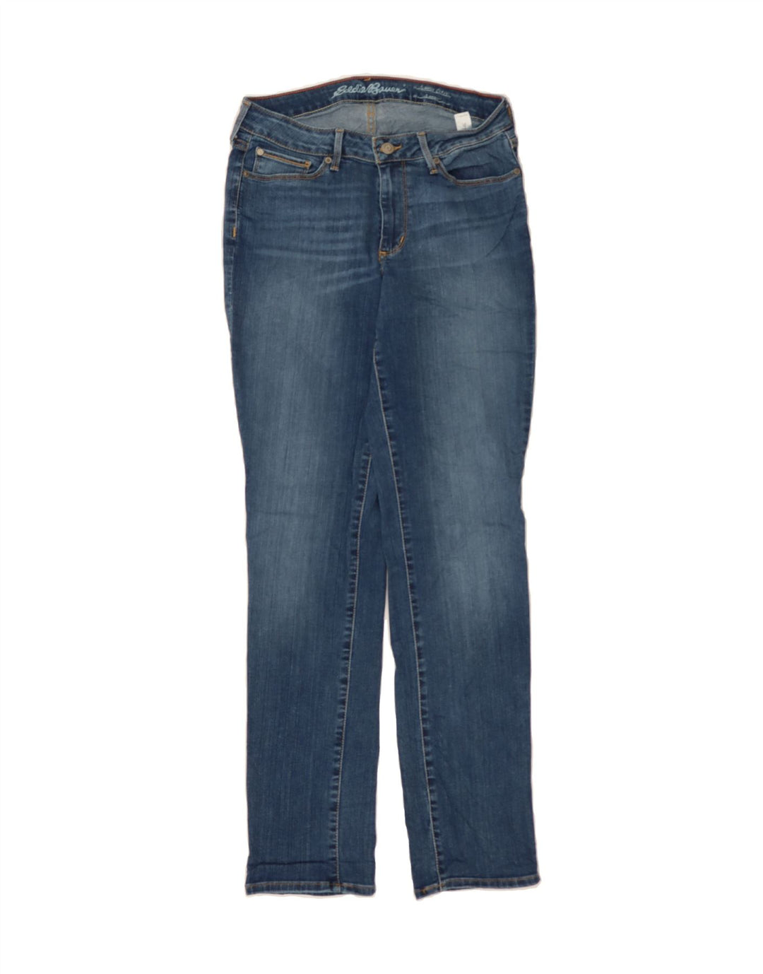 EDDIE BAUER Womens Slightly Curvy Slim Jeans US 6 Medium W28 L31 Blue Vintage Eddie Bauer and Second-Hand Eddie Bauer from Messina Hembry 