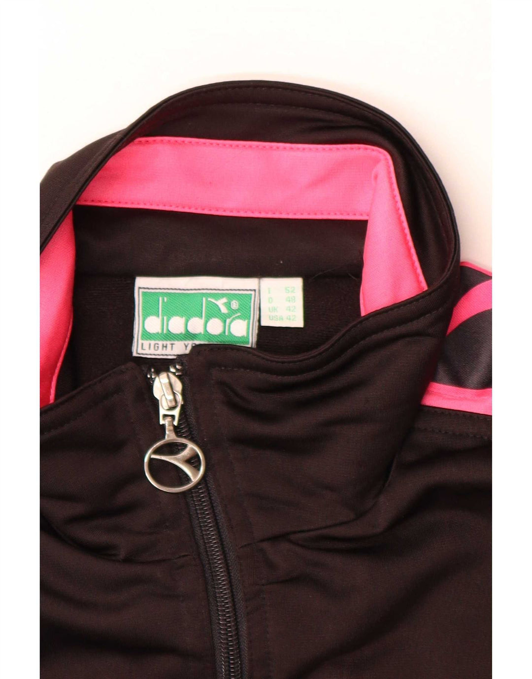 Jachetă de trening pentru bărbați Diadora UK 42, mare, negru, poliester color bloc