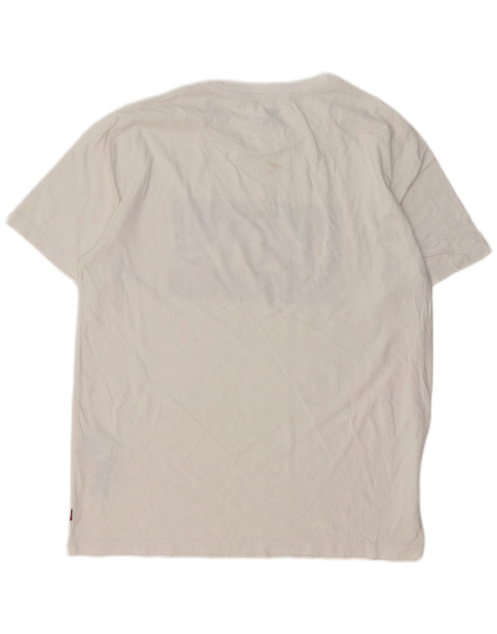 Tricou grafic pentru bărbați Levi's Top Medium White Bumbac