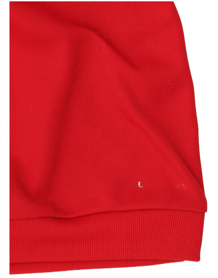 Pulover Adidas pentru bărbați, UK 38/40, roșu mediu, poliester color bloc