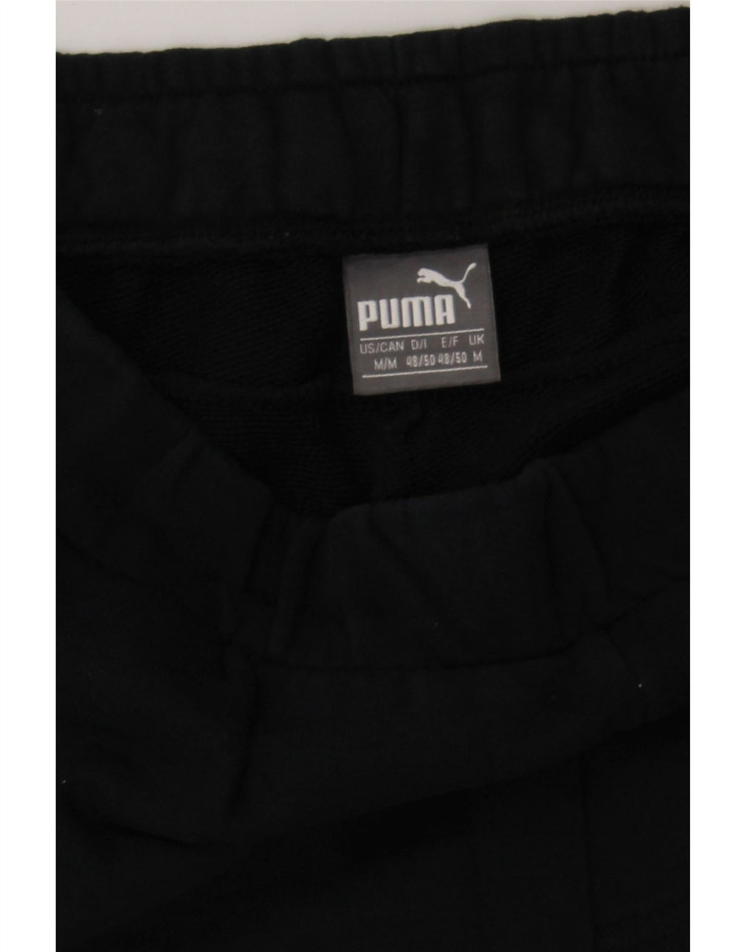 PUMA Mens Tracksuit Trousers Joggers Medium  Black Cotton Vintage Puma and Second-Hand Puma from Messina Hembry 