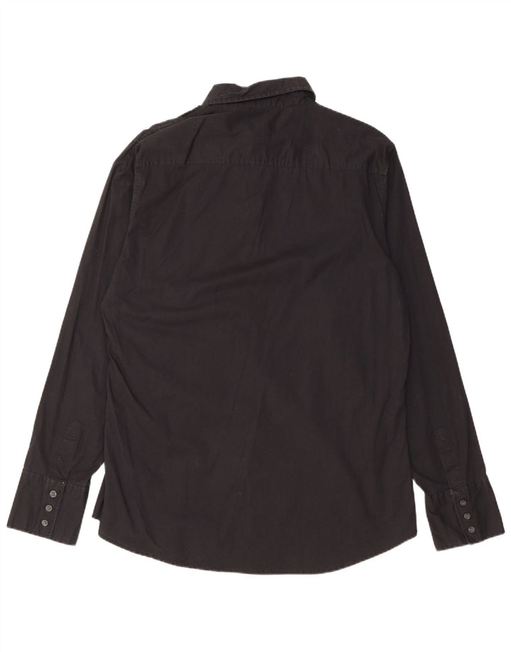 Cămașă pentru bărbați Calvin Klein Jeans XL, bumbac negru