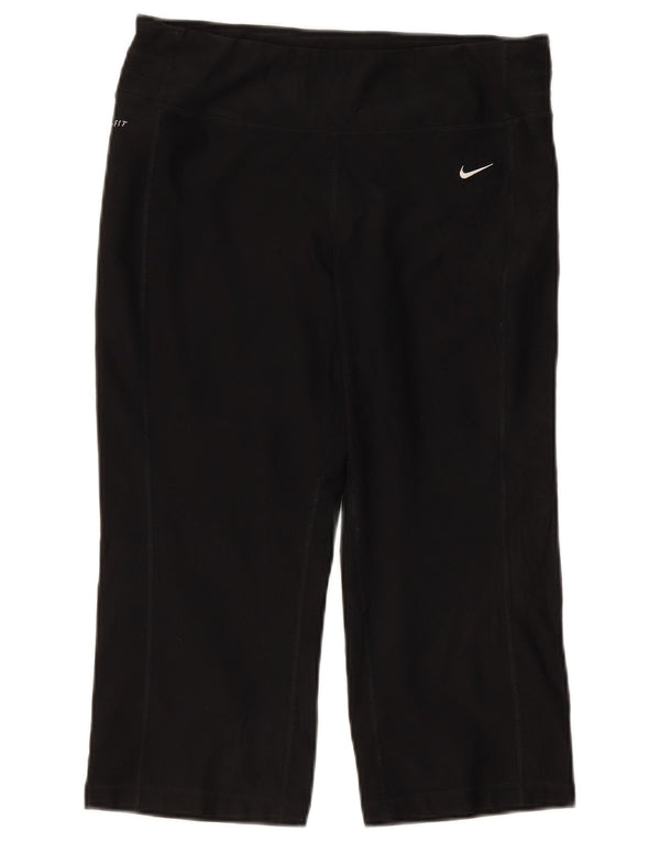 Leggings Capri pentru femei Nike Medium W30 L19 Sport poliester negru