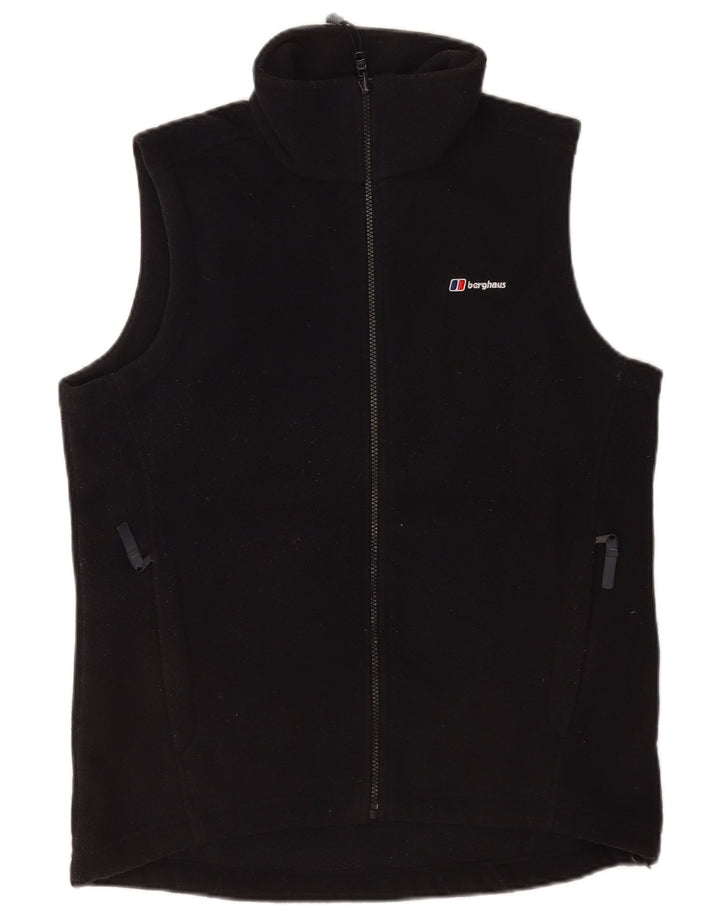 Gilet din lână pentru femei Berghaus UK 14, mare, negru, poliester