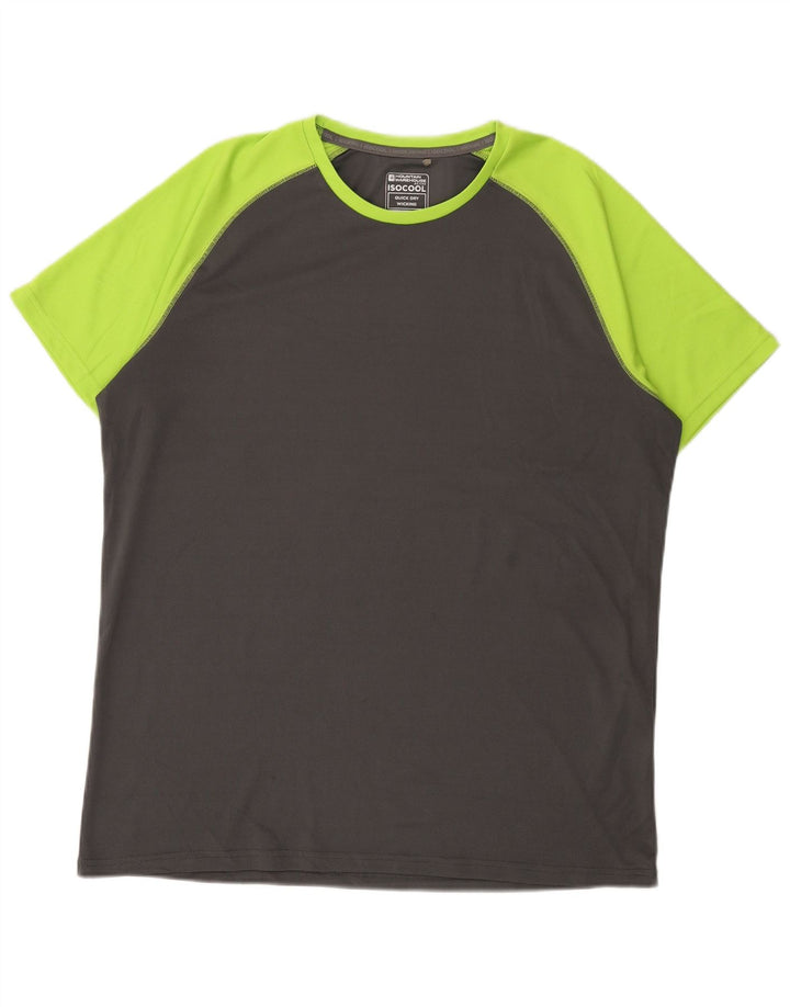 Tricou pentru bărbați Mountain Warehouse Top XL Gri poliester color bloc