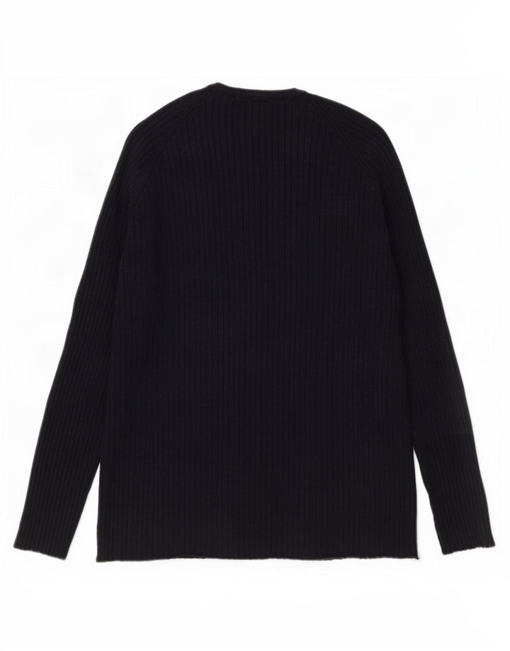 Top pentru bărbați Zara cu mânecă lungă XL, viscoză neagră