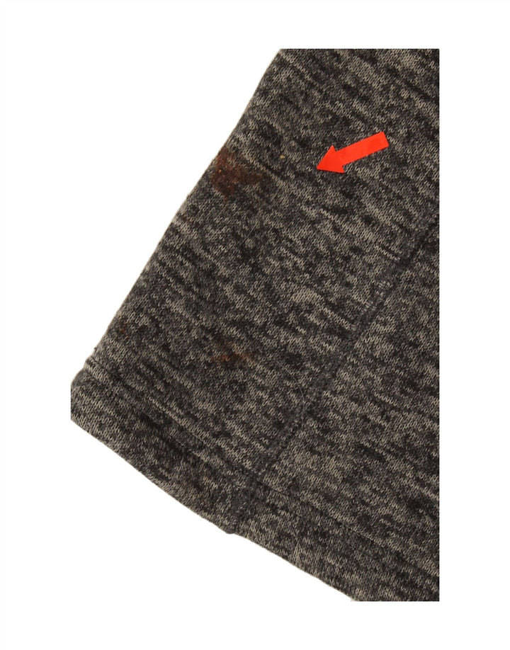 EDDIE BAUER Mens Zip Neck Sweatshirt Jumper XL Grey Polyester Vintage Eddie Bauer and Second-Hand Eddie Bauer from Messina Hembry 