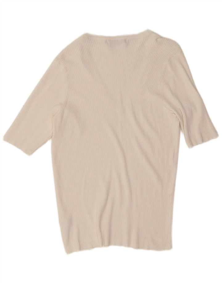 Tricou pentru femei Marks & Spencer Top UK 16 Large White Viscose