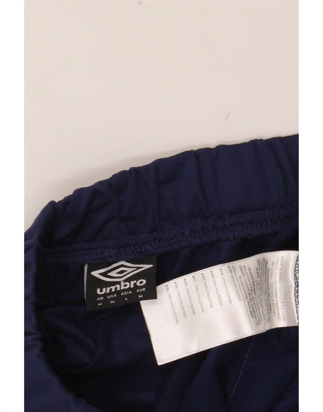 UMBRO Pantaloni de trening grafic pentru bărbați, poliester mediu albastru bleumarin