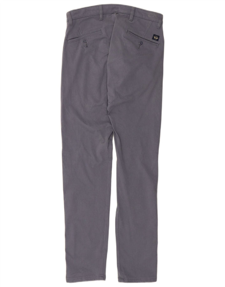 DOCKERS Pantaloni chino skinny pentru bărbați W29 L32 Bumbac albastru