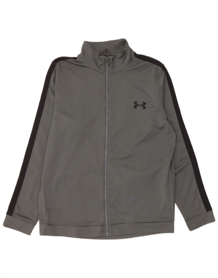 Jachetă de trening pentru bărbați Under Armour, mare, gri, poliester color bloc