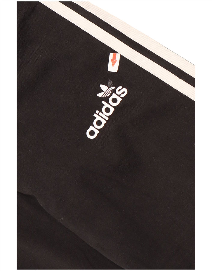 Leggings pentru femei Adidas UK 12, bumbac mediu negru