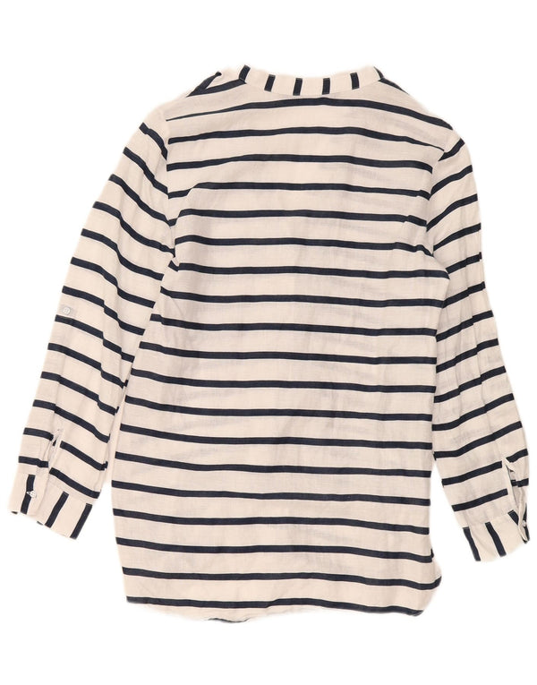 Rochie cămașă pentru femei Zara UK 6 XS cu dungi albe