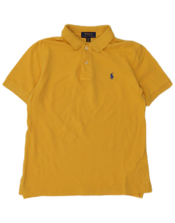 Polo Ralph Lauren băieți polo 10-11 ani bumbac galben mediu