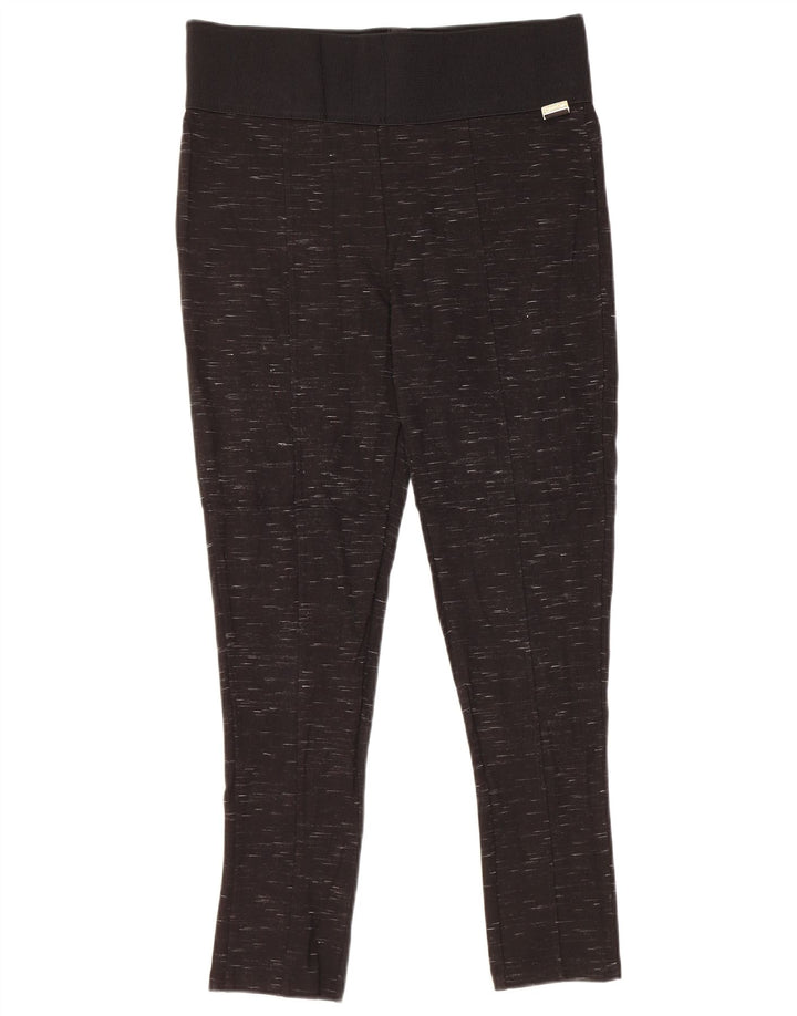 Leggings pentru femei Calvin Klein UK 14, largi, negru cu pete
