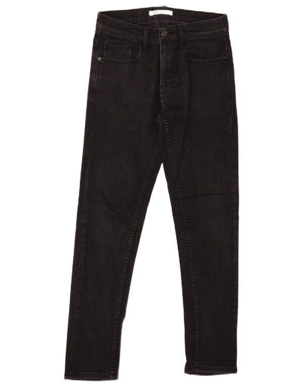 Blugi Slim Bărbați ZARA EU 38 Mici W30 L31 Negri