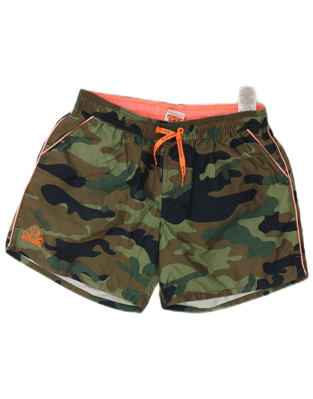 Sundek Pantaloni scurti de baie pentru baieti 15-16 ani kaki poliester camuflaj