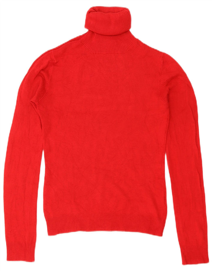 Pulover pentru femei cu gât rulat Zara UK 10 Mic Roșu
