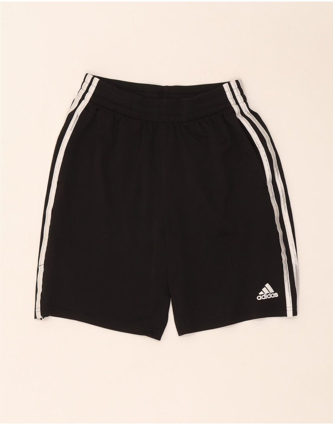 Pantaloni scurți sport adidas pentru băieți 12-13 ani, mari, negru, poliester