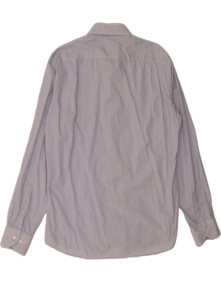 LOTTO Mens Shirt Size 41/44 Large Blue Check Vintage Lotto and Second-Hand Lotto from Messina Hembry 