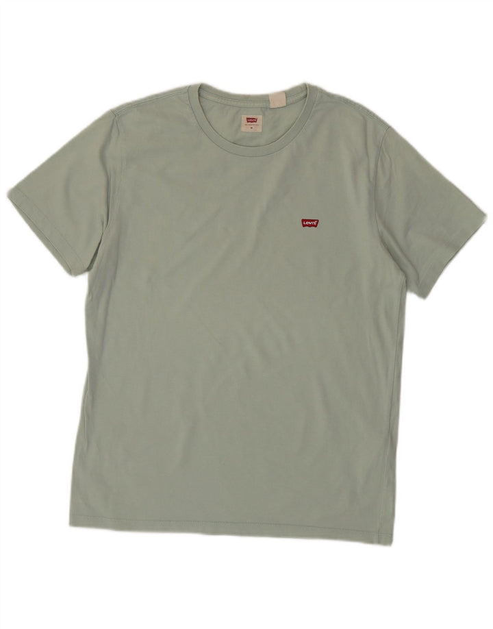 LEVI'S Mens T-Shirt Top Medium Green Cotton