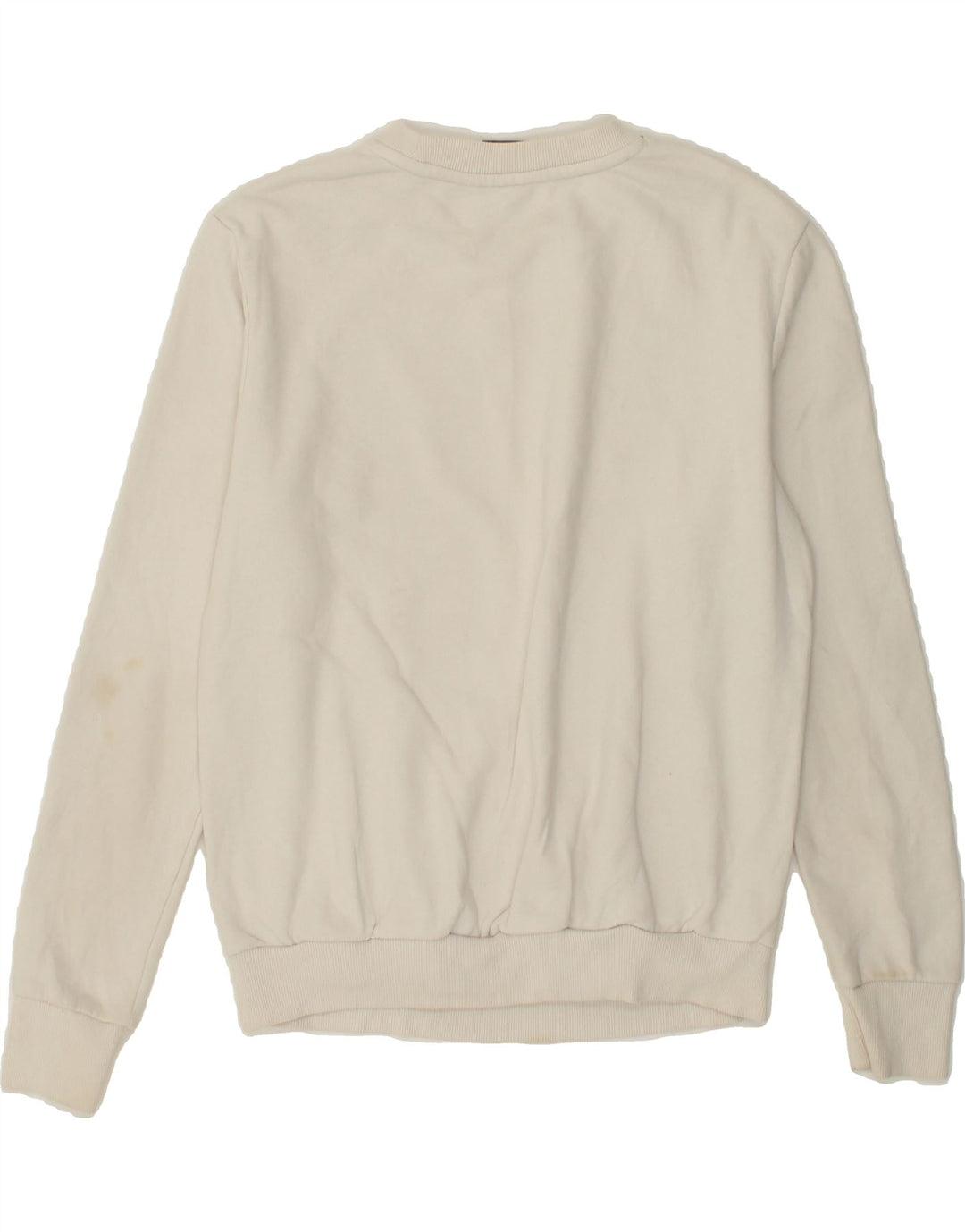 PUMA Womens Oversized Graphic Sweatshirt Jumper UK 8 Small White Cotton Vintage Puma and Second-Hand Puma from Messina Hembry 