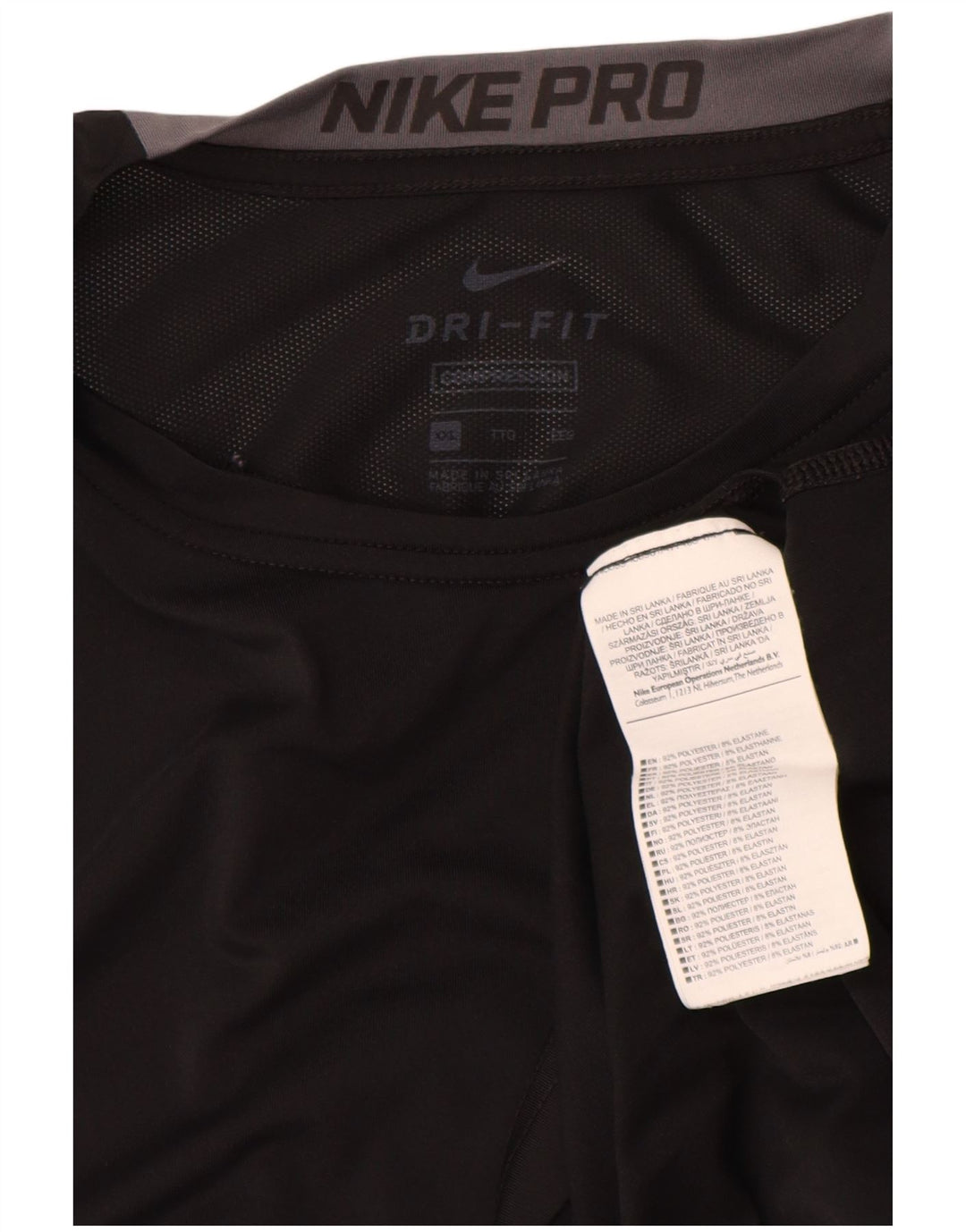 Tricou pentru bărbați Nike Dri Fit Top 2XL poliester negru