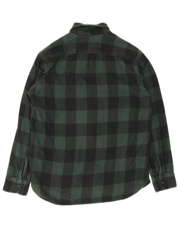 Cămașă de flanel pentru bărbați Levi's, din bumbac, verde, de culoare vichy